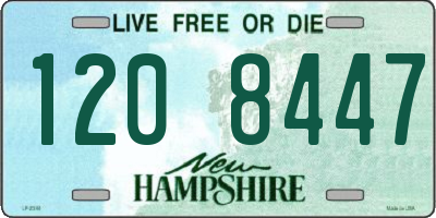 NH license plate 1208447