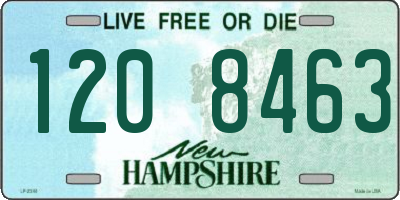 NH license plate 1208463