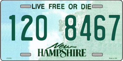 NH license plate 1208467