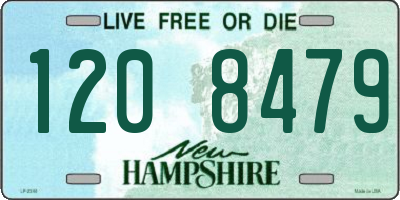 NH license plate 1208479