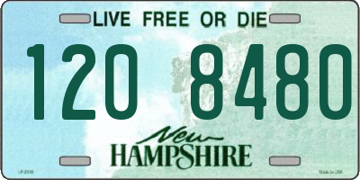NH license plate 1208480