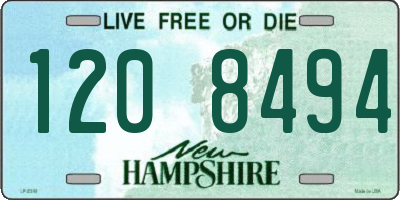 NH license plate 1208494
