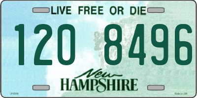 NH license plate 1208496