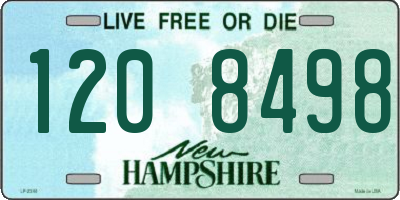 NH license plate 1208498
