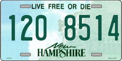 NH license plate 1208514