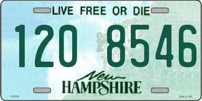 NH license plate 1208546
