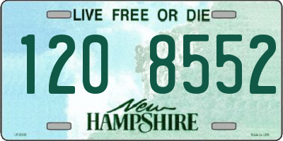 NH license plate 1208552
