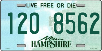 NH license plate 1208562