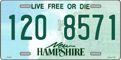 NH license plate 1208571