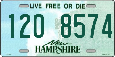 NH license plate 1208574