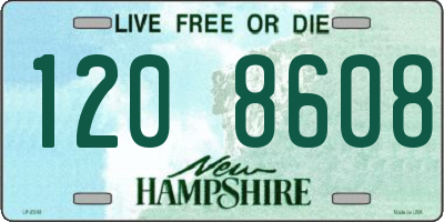 NH license plate 1208608
