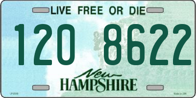 NH license plate 1208622
