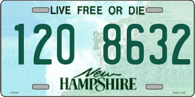 NH license plate 1208632