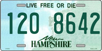 NH license plate 1208642