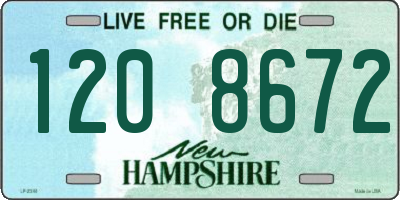 NH license plate 1208672