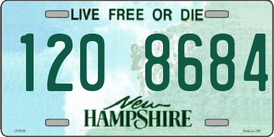 NH license plate 1208684