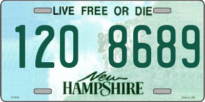 NH license plate 1208689