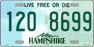 NH license plate 1208699