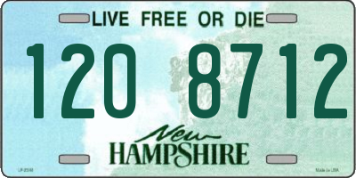 NH license plate 1208712