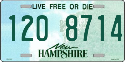 NH license plate 1208714
