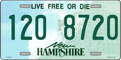 NH license plate 1208720