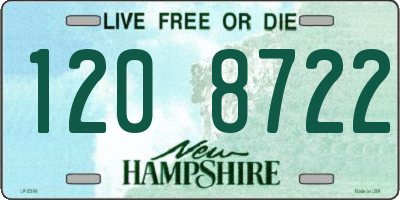 NH license plate 1208722