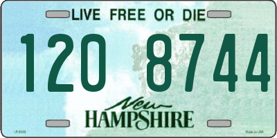 NH license plate 1208744