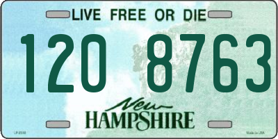 NH license plate 1208763