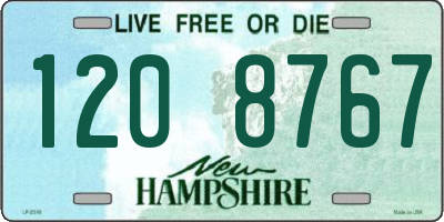 NH license plate 1208767