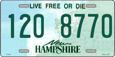 NH license plate 1208770