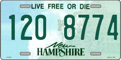 NH license plate 1208774