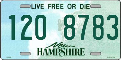 NH license plate 1208783