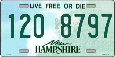 NH license plate 1208797