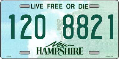 NH license plate 1208821
