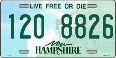 NH license plate 1208826