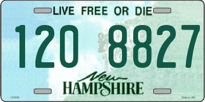 NH license plate 1208827