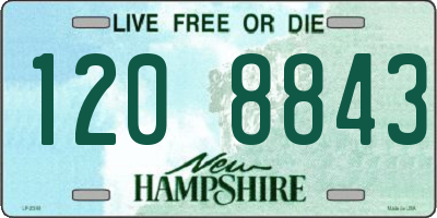 NH license plate 1208843