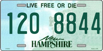 NH license plate 1208844