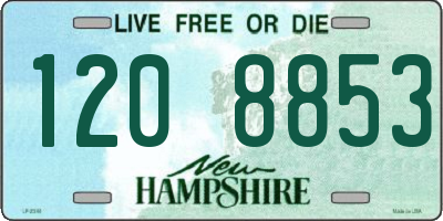 NH license plate 1208853