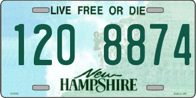 NH license plate 1208874