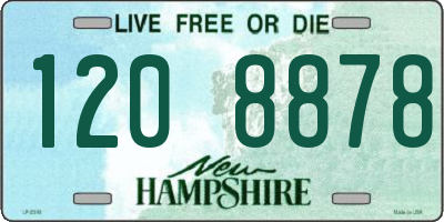 NH license plate 1208878
