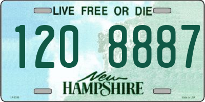 NH license plate 1208887