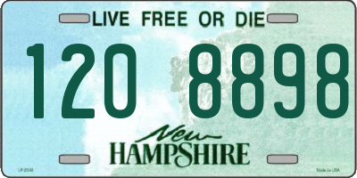 NH license plate 1208898
