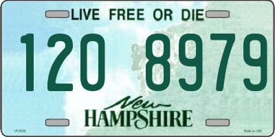 NH license plate 1208979