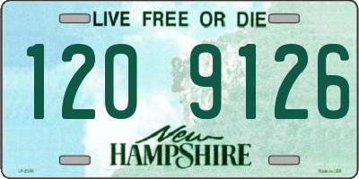 NH license plate 1209126