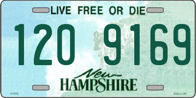 NH license plate 1209169