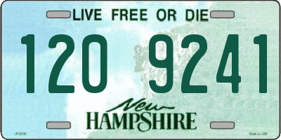 NH license plate 1209241