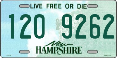 NH license plate 1209262