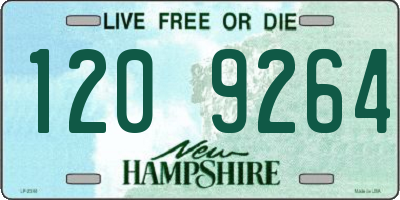 NH license plate 1209264