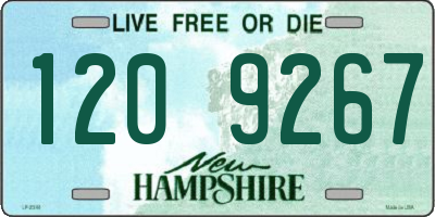 NH license plate 1209267